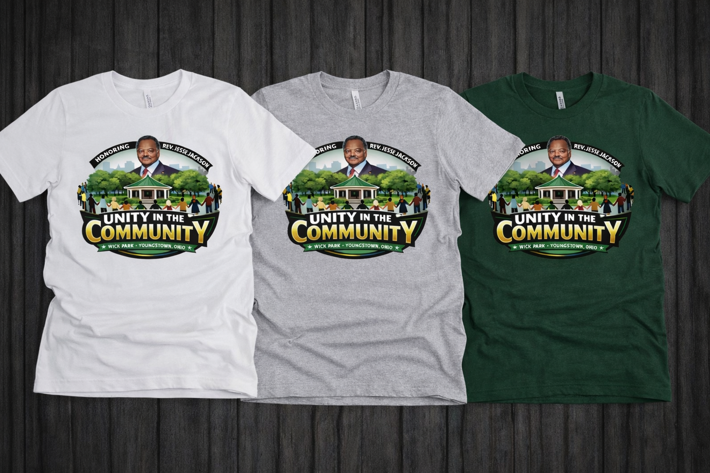 Unity in the Community – Wick Park Tribute Shirt