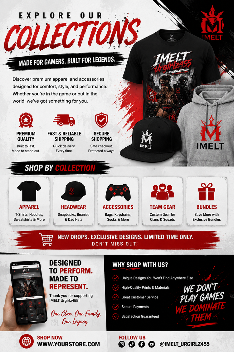 IMELT Urgirlz455 Collection | Premium Gaming Apparel & Accessories