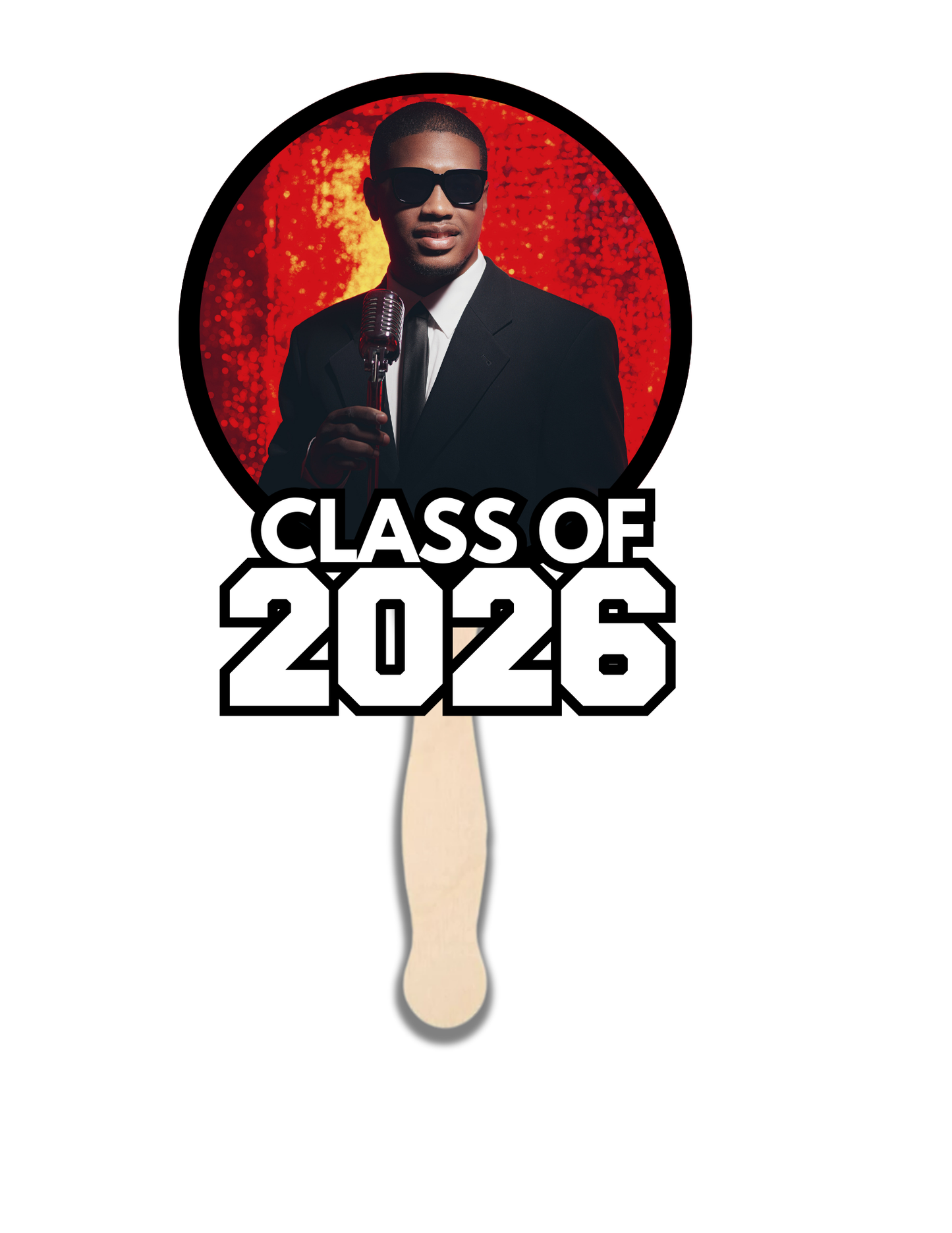 Custom Photo Graduation Fans| Class of 2026 Senior Fans | Personalized Grad Fans