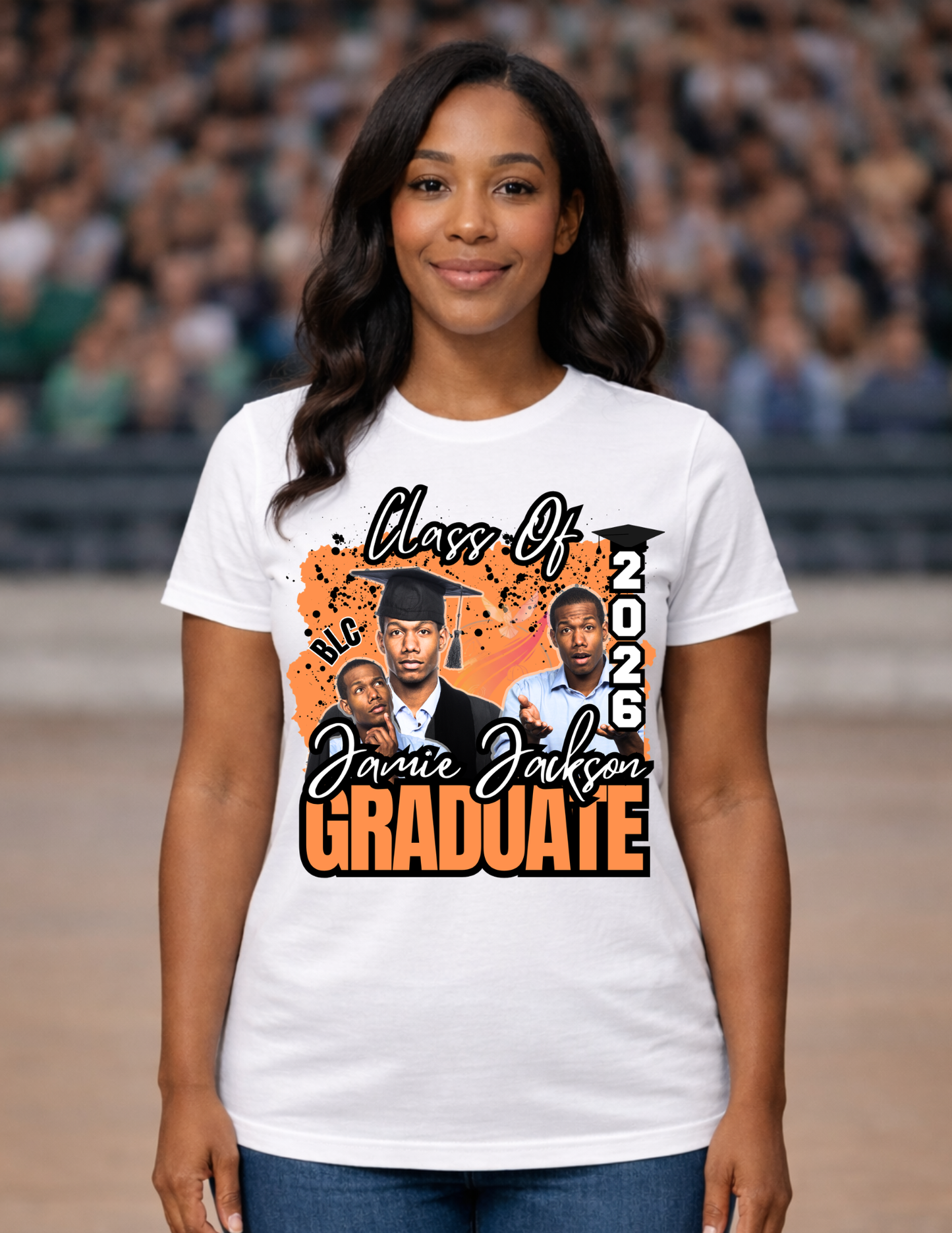 Custom Photo Graduation Shirt | Class of 2026 Senior Shirt | Personalized Grad Tee