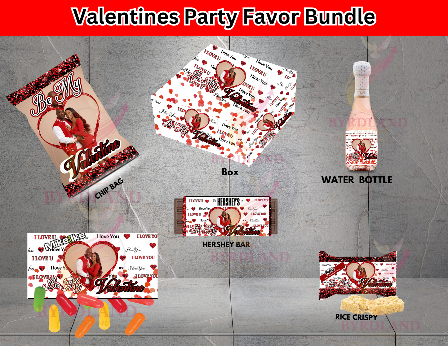 Valentine’s Day Custom Party Favor Bundle