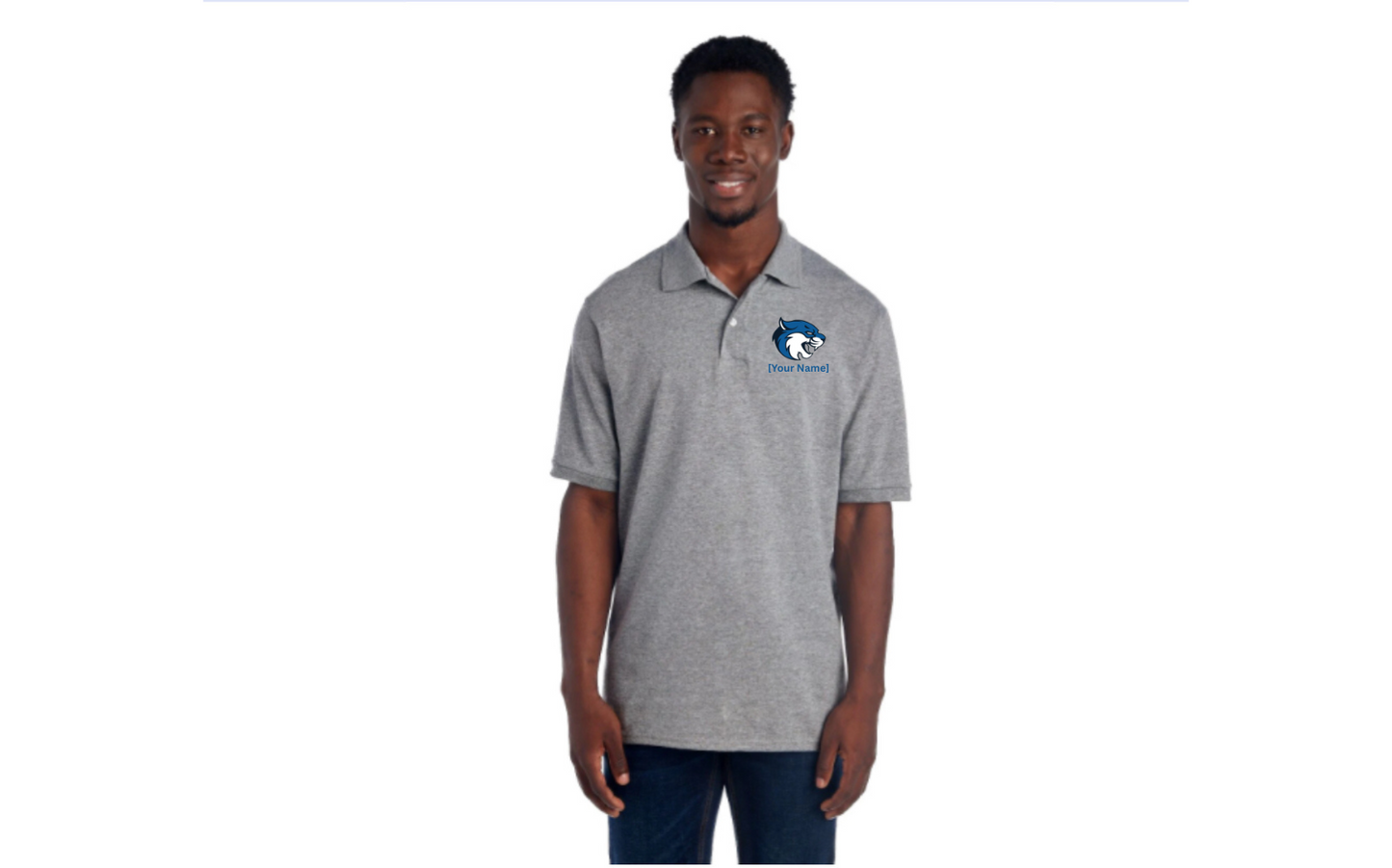 Bobcats Custom Polo