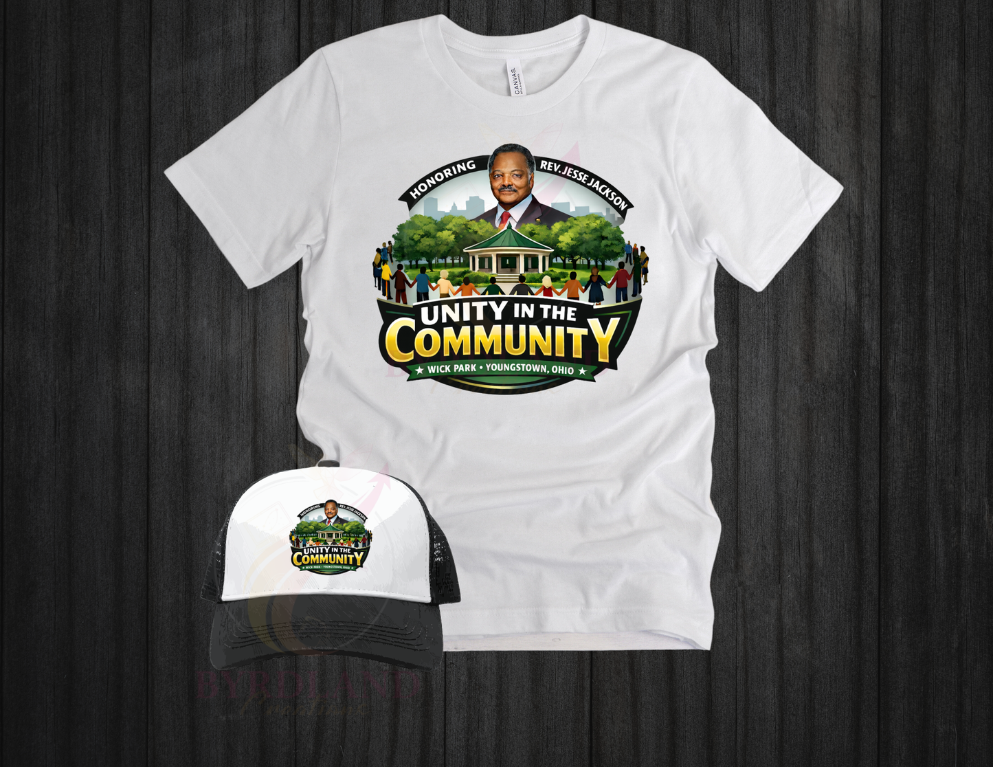 Unity in the Community – Tribute Bundle (Shirt + Trucker Hat)
