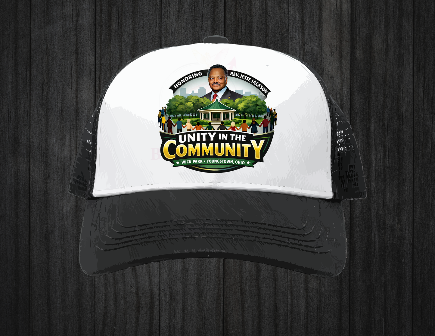 Unity in the Community – Wick Park Tribute Trucker Hat