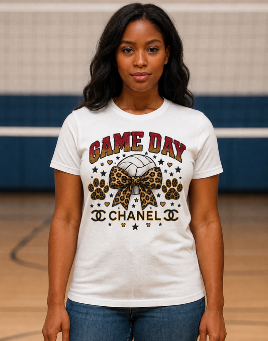 Game day Volleyball w/name